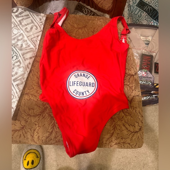 RSVLTS Women’s One Piece Orange County Lifeguard Swimsuit. - Picture 3 of 5